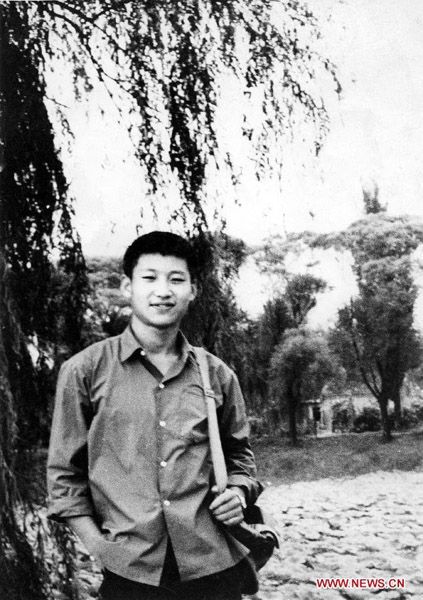 Xi Jinping in 1972 [File Photo: Xinhua]