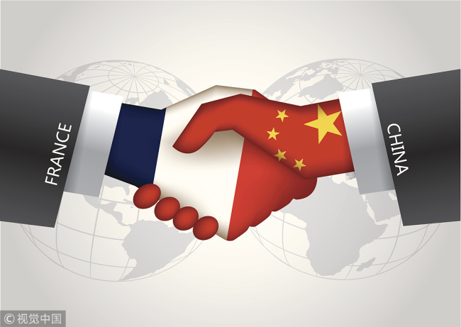 China will strengthen cooperation with France and advance bilateral ties. [File Photo: VCG]