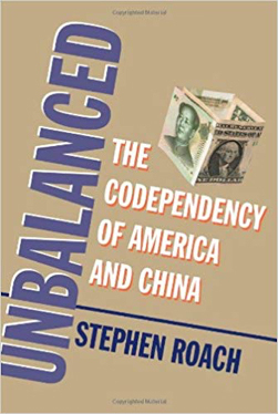 The cover of Stephen Roach’s book "Unbalanced: The Codependency of America and China." [Photo: CGTN]