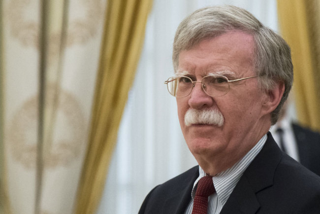 U.S. National security adviser John Bolton waits for the talks with Russian President Vladimir Putin in the Kremlin in Moscow, Russia, Wednesday, June 27, 2018. [File photo: AP/Pool/Alexander Zemlianichenko]
