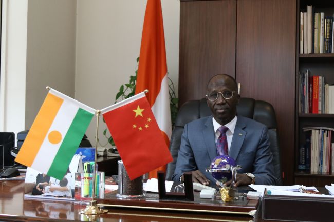 Niger's ambassador to China Inoussa Moustapha [Photo: China Plus/Cai Jun]