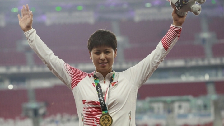 China's Luo wins gold in women's hammer throw - China Plus