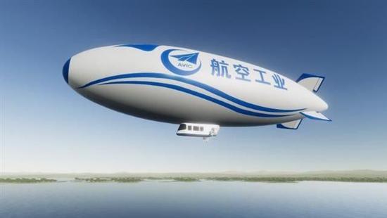 Designing picture of the airship. [Photo:aopa.org.cn]
