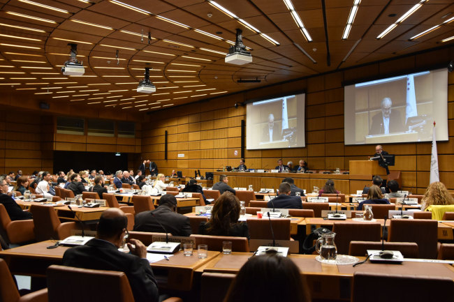 The seventh session of IACA's Assembly of Parties opened in Vienna on September 27. [Photo: IACA official website]