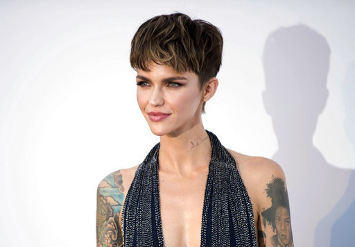 FILE - This May 17, 2018 file photo shows actress Ruby Rose at the amfAR, Cinema Against AIDS, benefit during the Cannes Film Festival, in Cap d'Antibes, southern France. Cybersecurity firm McAfee crowned Rose the most dangerous celebrity on the internet on Tuesday, Oct. 2. No other celebrity is more likely to land users on websites that carry viruses or malware. [Photo: AP/Arthur Mola/Invision]