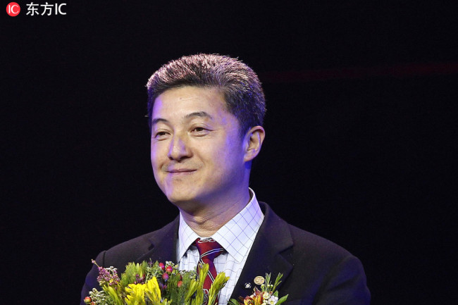 Shou-Cheng Zhang, Shanghai-born Chinese-American physicist at Stanford University, attends the 2016-2017 You Bring Charm to the World Award Ceremony held at Tsinghua University in Beijing, China, 31 March 2017.[Photo:IC]