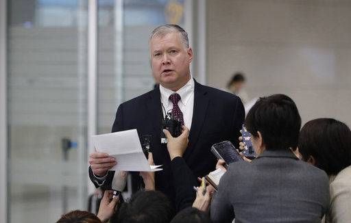 U.S. Special Representative for North Korea Stephen Biegun speaks to the media upon his arrival at Incheon International Airport in Incheon, South Korea, Wednesday, Dec. 19, 2018. [Photo: AP]