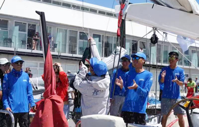 Chinese teams complete the 74th Sydney to Hobart yacht race on December 29, 2018. [Photo: China Plus]