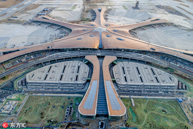 Beijing Daxing International Airport under flight check - China Plus