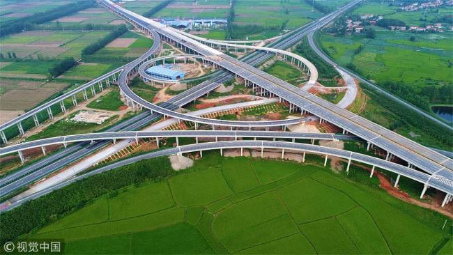 A part of the expressway connecting Wuhan and Shenzhen. [File photo: VCG] 