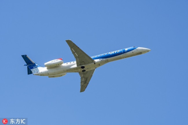 A British Midlands (BMI) plane [File photo: IC]