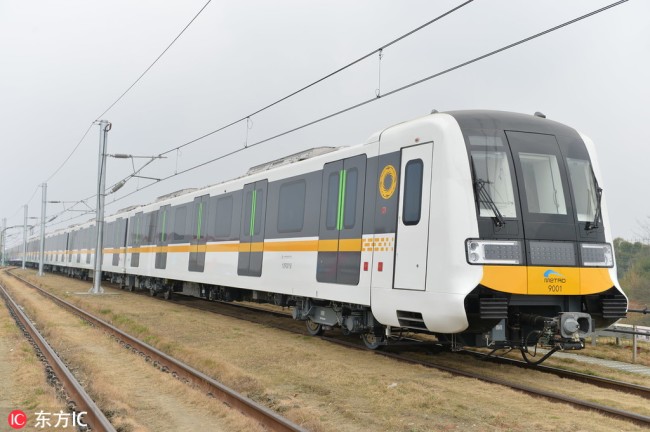 Outlook of Chengdu's first unmanned smart subway unveiled on February 19, 2019. [Photo:IC]