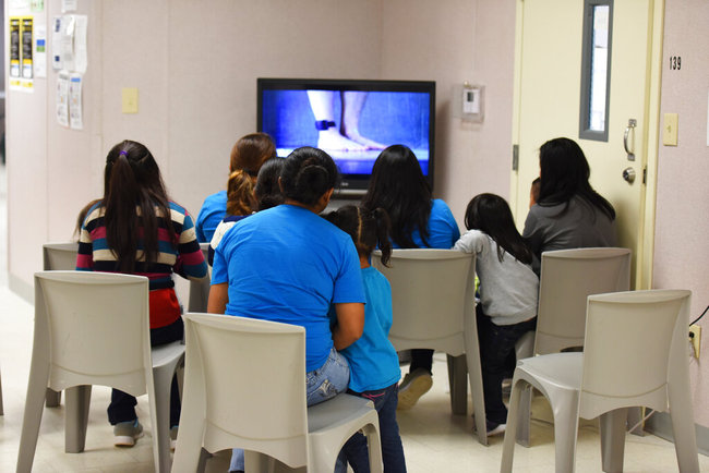 This Aug. 9, 2018, file photo, provided by U.S. Immigration and Customs Enforcement, shows a scene from a tour of South Texas Family Residential Center in Dilley, Texas. Months after the Trump administration ended the general policy of separating parents and children, advocates and members of Congress are questioning the treatment of children who cross the U.S.-Mexico border with other relatives - grandparents, uncles and aunts, and adult siblings. [Photo: AP]