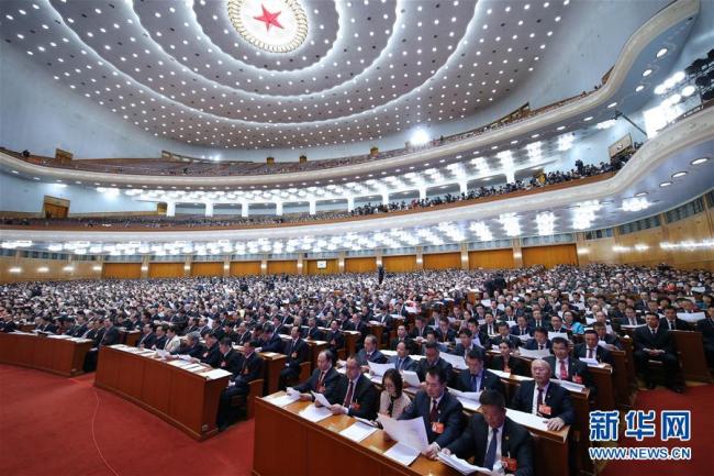 The closing meeting of the second session of the 13th National Committee of the Chinese People's Political Consultative Conference (CPPCC) is held at the Great Hall of the People in Beijing on March 13, 2019. [Photo: Xinhua/Yao Dawei]