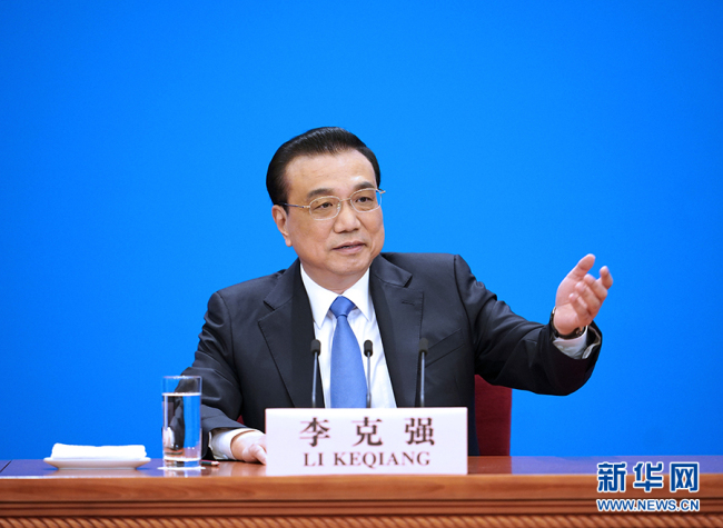 Premier Li Keqiang holds a news conference to answer questions from domestic and foreign journalists at the Great Hall of the People in Beijing on March 15, 2019. [Photo: Xinhua]