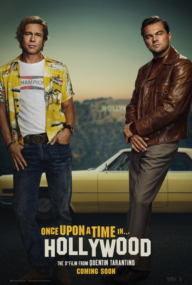 Brad Pitt and Leonardo DiCaprio have joined forces for the ninth film by Quentin Tarantino. "Once Upon a Time in... Hollywood" will be released in the U.S. on July 26. [Photo：IC]