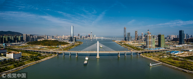 An aerial photo of the Hengqin District in China’s Guangdong Province, on February 16, 2019. [File photo: VCG]