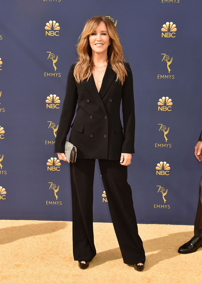 Felicity Huffman at the 70th Emmy Awards in Los Angeles, California - Monday September 17, 2018. [Photo: IC]