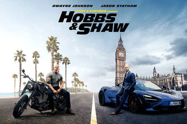 A poster of action adventure "Fast & Furious Presents Hobbs & Shaw." [Photo: Imagine China]
