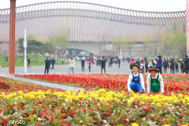 A view of the 2019 International Beijing Horticultural Exhibition. [Photo: IC]