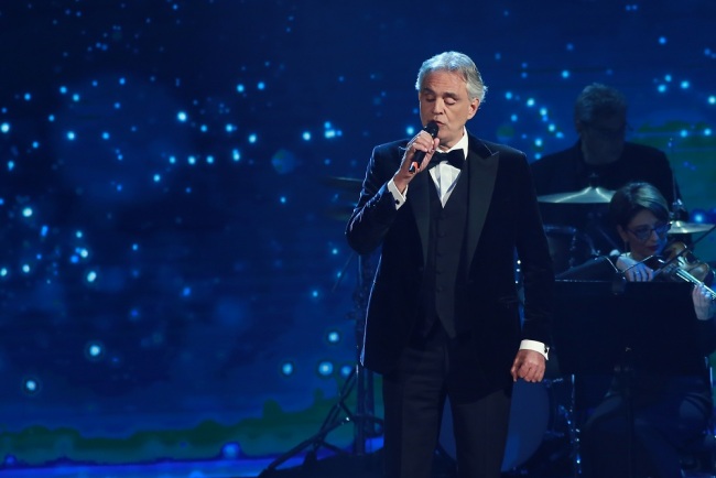 The Italian singer Andrea Bocelli. [File Photo: IC]