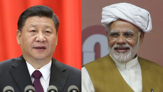Chinese President Xi Jinping and Indian Prime Minister Narendra Modi. [Photo: China Plus]