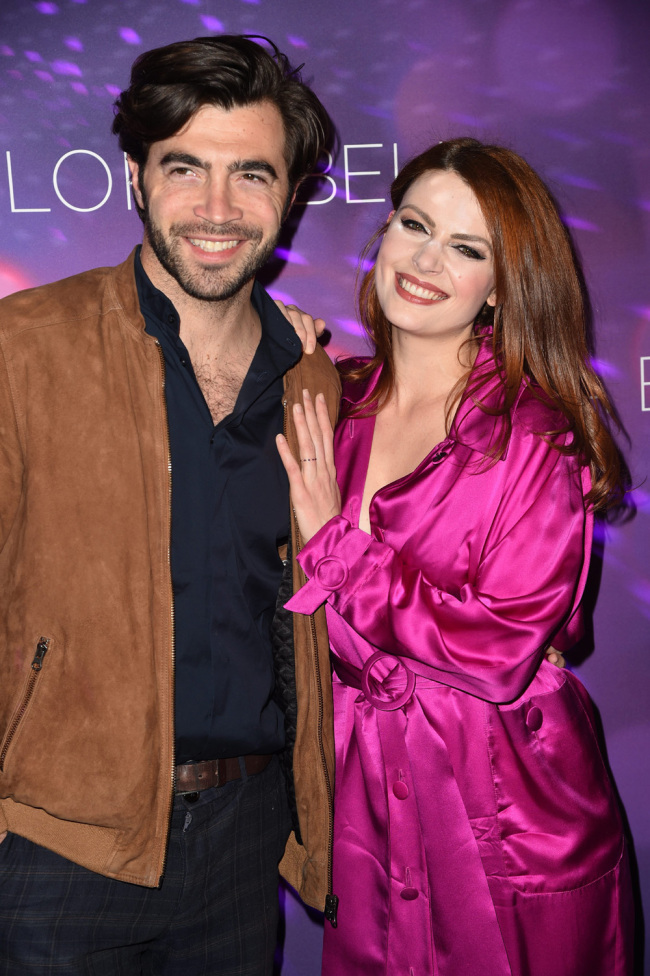 Sebastian Lelio and actress Julianne Moore are seen at the premiere of the film "Gloria Bell" in Paris on April 15, 2019 [Photo: IC]