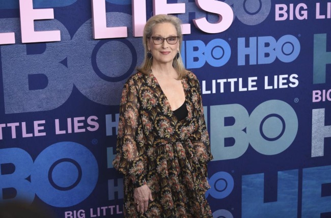 Meryl Streep attends the premiere of HBO's "Big Little Lies" season two at Lincoln Center in New York on Wednesday, May 29, 2019. [Photo:IC]