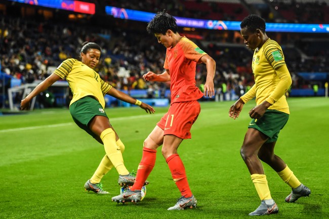 China wins in Paris against FIFA Women's World Cup debutants South Africa, June 13th, 2019. [Photo: IC]