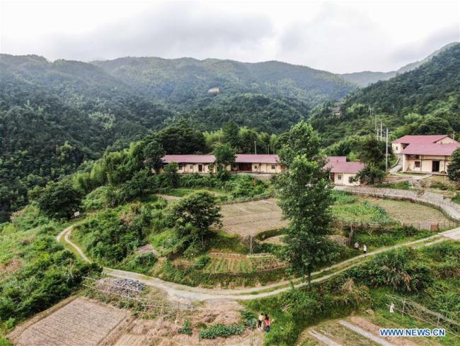 Aerial photo taken on June 19, 2019 shows the Zaotian Village in Hengfeng County, east China's Jiangxi Province. [Photo: Xinhua]