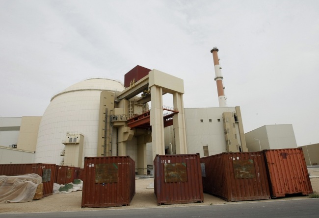 A view of the building housing the reactor of Bushehr nuclear power plant at the Iranian port town of Bushehr, 1,200km south of Tehran, Iran on February 25, 2009. [File photo: IC]