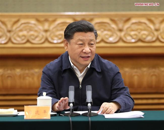 Chinese President Xi Jinping speaks at a meeting reviewing the reform of Party and state institutions, in Beijing, on July 5, 2019. [Photo: Xinhua]