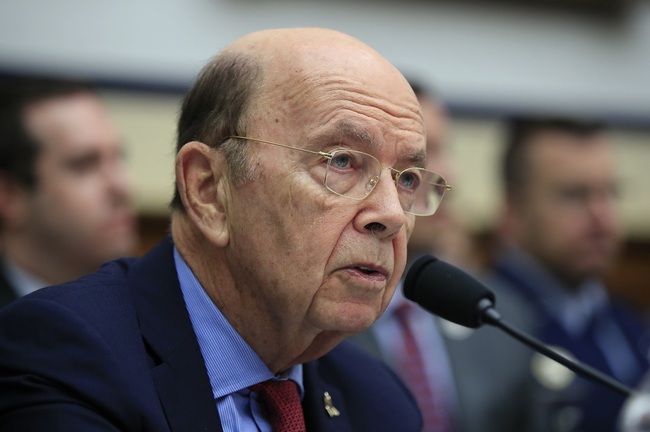 U.S. Commerce Secretary Wilbur Ross. [File Photo: IC]