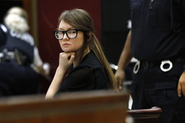 In this April 25, 2019 file photo, Anna Sorokin, who claimed to be a German heiress, sits at the defense table during jury deliberations in her trial at New York State Supreme Court, in New York. The New York Attorney General's Office recently invoked a state law that forbids criminals from profiting off their crimes in a court challenge to a Netflix deal Sorokin signed last year. Prosecutors say proceeds from the production should go to the Manhattan banks and hotels Sorokin defrauded out of nearly $200,000. [Photo: AP/Richard Drew]