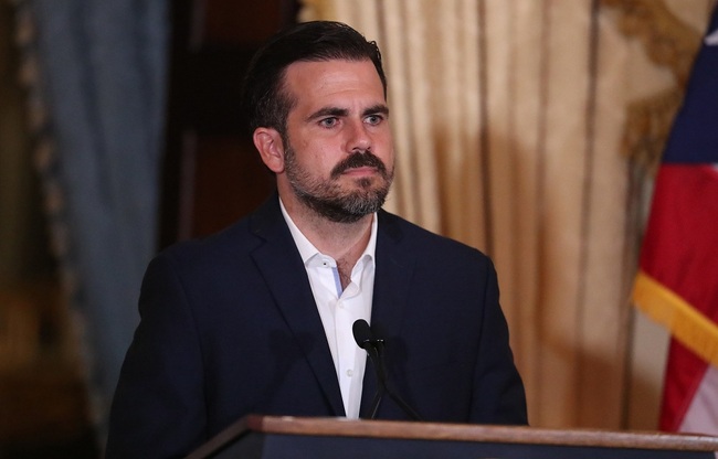 Puerto Rico Governor Ricardo Rossello. [File Photo: VCG]