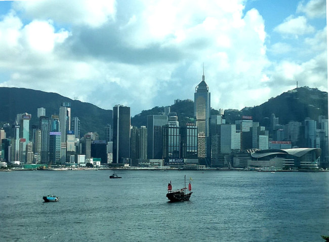 The Victoria Harbour in Hong Kong. [File photo: IC]