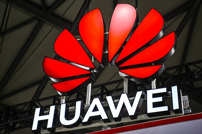 The logo of Huawei [File photo: IC]