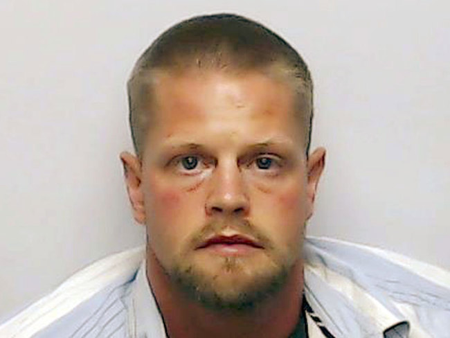 This photo provided by the Clark County, Ind., Sheriff's Office shows Joseph Oberhansley. Jury selection has begun Monday, Aug. 19, 2019 in suburban Indianapolis, in the Hamilton County seat of Noblesville, where Oberhansley is charged with murder, accused of killing his ex-girlfriend Tammy Jo Blanton and eating parts of her body in 2014. [File Photo: Clark County Sheriff's Office via AP]