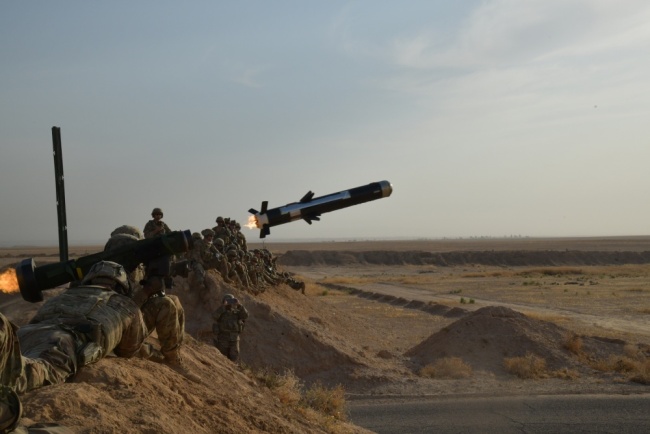 U.S. Army 3rd Cavalry Regiment troopers conduct a Javelin anti-tank missile live fire. [File Photo: IC]