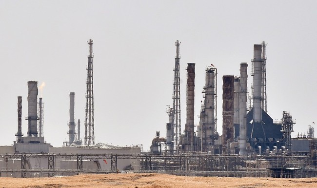 A picture taken on September 15, 2019 shows an Aramco oil facility near al-Khurj area, just south of the Saudi capital Riyadh. [Photo: AFP]