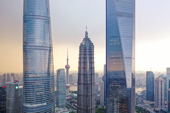 A view of skyscrapers in Shanghai. [Photo: IC]