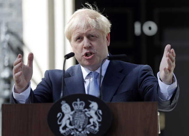 British Prime Minister Boris Johnson. [File Photo: AP via IC/Frank Augstein]