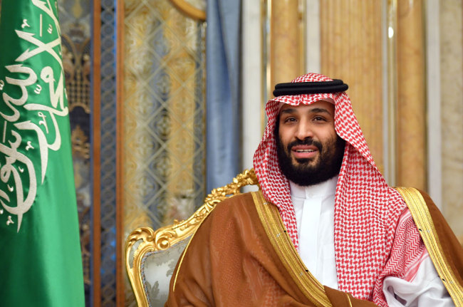 Saudi Arabia's Crown Prince Mohammed bin Salman attends a meeting with the US secretary of state in Jeddah, Saudi Arabia, on September 18, 2019. [Photo: Pool/AFP/Mandel Ngan]