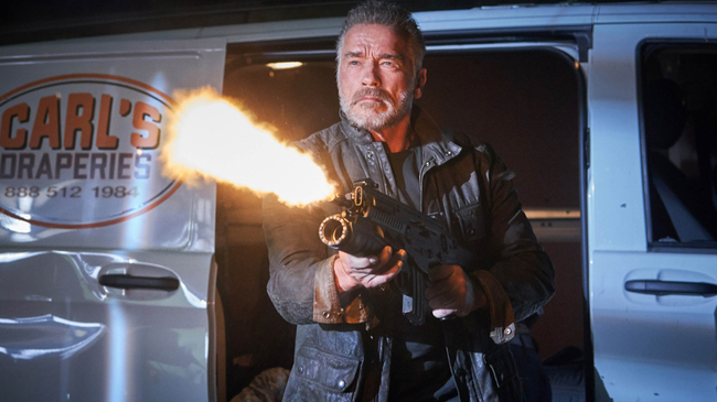 Arnold Schwarzenegger and Linda Hamilton star in the Sci-Fi action film "Terminator: Dark Fate" on July 22, 2019. [Photo: IC]