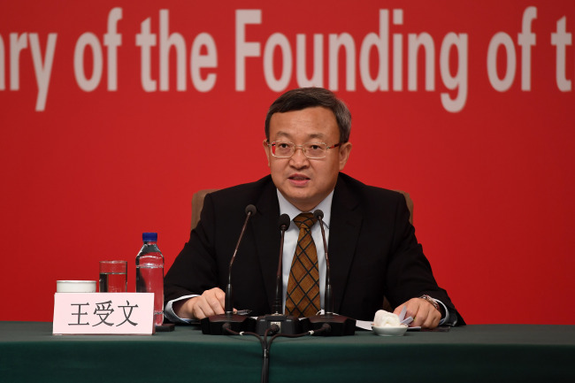 Wang Shouwen, Chinese vice minister of commerce and deputy China international trade representative. [Photo: VCG]