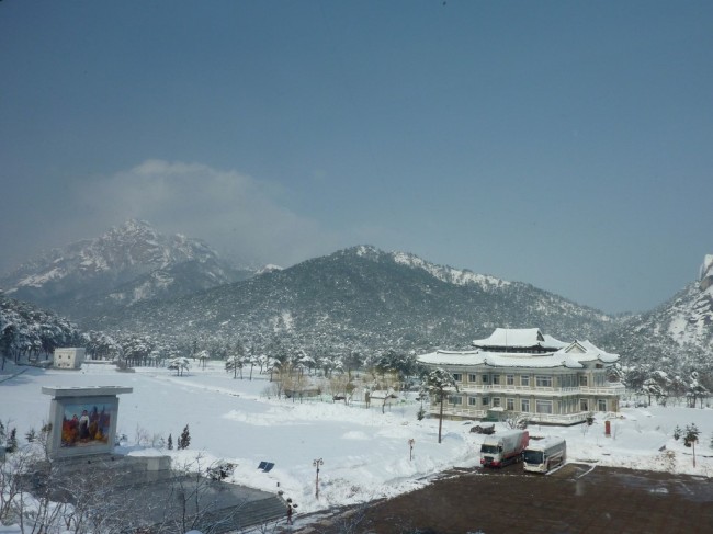 A general view of the venue of family reunions between North and South Koreans in the Mount Kumgang resort area of North Korea. [File Photo: AFP]