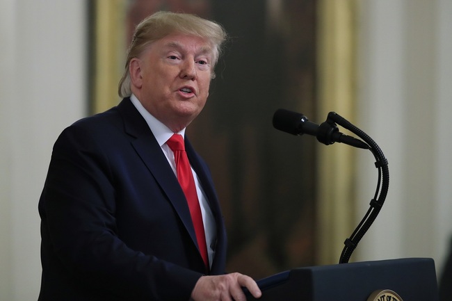 President Donald Trump speaks in the East Room of the White House about his judicial appointments, Wednesday, Nov. 6, 2019, in Washington. [Photo: AP/Manuel Balce Ceneta]