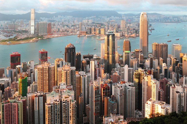 An aerial view of Hong Kong. [File Photo: VCG]