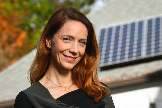 In this Nov. 27, 2019, photo, Georgia Tech professor Kim Cobb poses for a photo at her home in Atlanta. [Photo: AP]