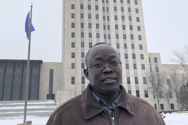 Reuben Panchol is shown Friday, Dec. 6, 2019 at the North Dakota state capitol in Bismarck. [Photo: AP]